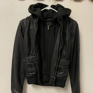 Obey faux leather jacket